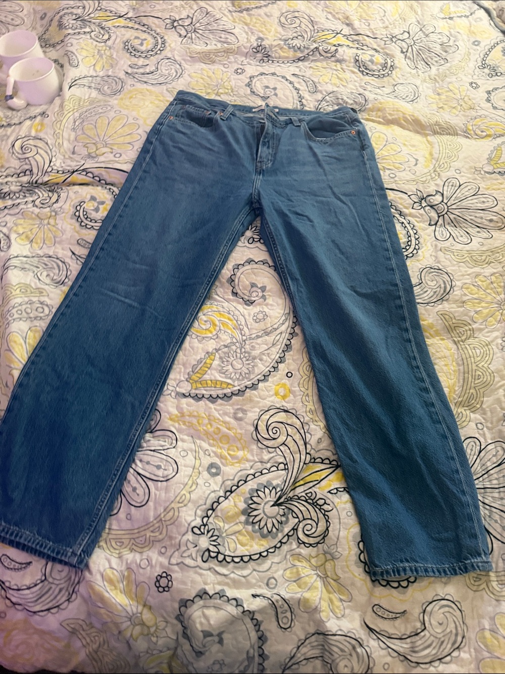 Levi's Blue Women's/mens 32/32 Straight-Leg Jeans